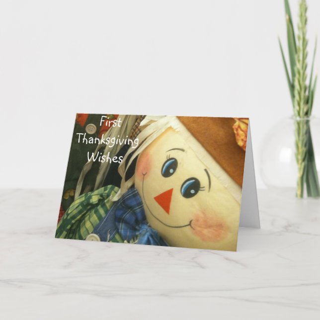 BABY FIRST THANKSGIVING HELGKORT (Framsida)