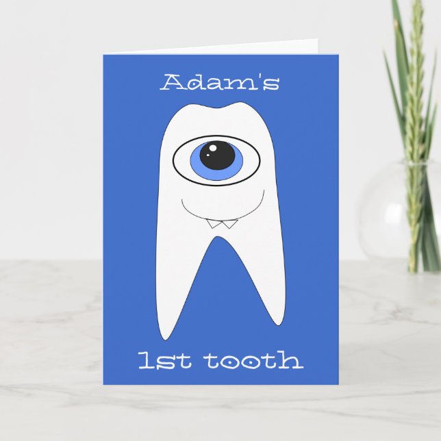 Baby First Tooth Kort (Framsida)