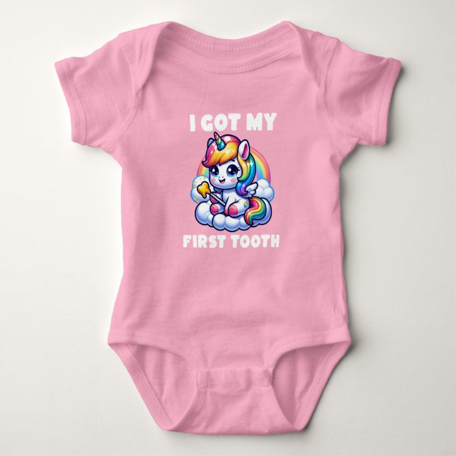 Baby First Tooth T Shirt (Framsida)