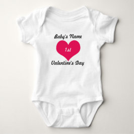 Baby First Valentines day Bodydräkt T-shirt