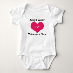 Baby First Valentines day Bodydräkt Tee