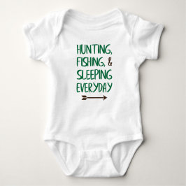 Baby Fishing Hunting Jersey Bodydress Shirt T