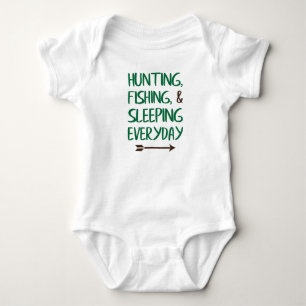 Baby Fishing Hunting Jersey Bodydress Shirt T Shirt