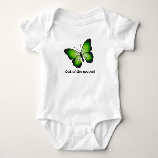 Baby fjäril t shirt (Framsida)
