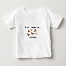 Baby Fjärilar Söt Baby Bodysuit