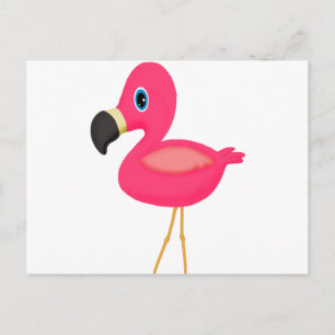 Baby Flamingo Vykort