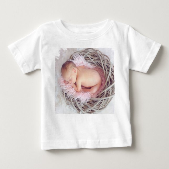 Baby, flicka, nyfödd t shirt (Framsida)