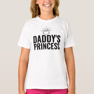 BABY Flicka PAPPAS PRINSESSE FLIckar T-SHIRT