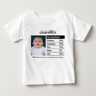 Baby Flickas Vibe Report T-Shirt | Rolig T-Shirt