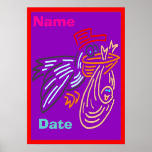 Baby-födelsedagen Poster