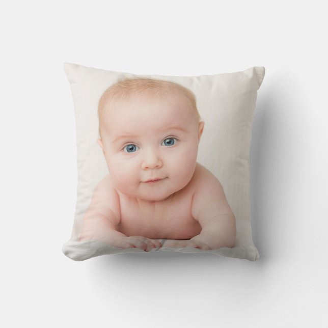 Baby Födelsedagsnamn Vikt Längd Kudde (Framsida)