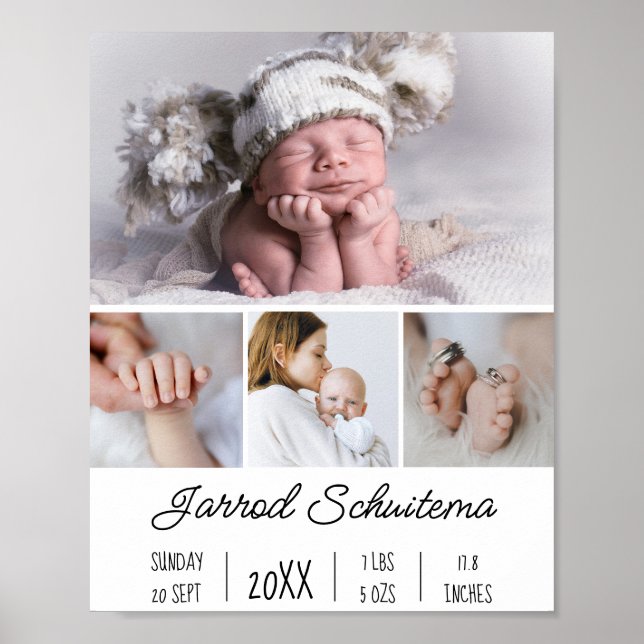 Baby födelseland poster (Framsidan)