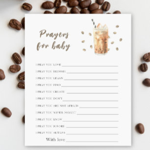 Baby föder upp kaffepräkor för baby