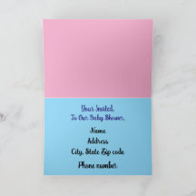 Baby Folded Greeting Card