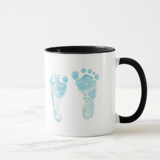 Baby foot print mug mugg