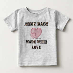 baby för armé som 7x7 göras med kärlek av Dani Tee Shirt