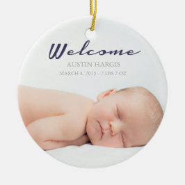 Baby för babyprydnad | julgransprydnad keramik