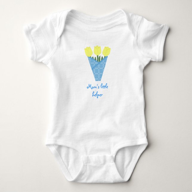 Baby för blommabukettsamling tee (Framsida)