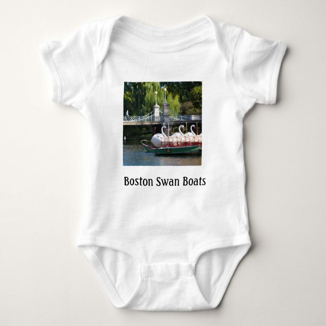 Baby för Boston svanfartyg Tee (Framsida)