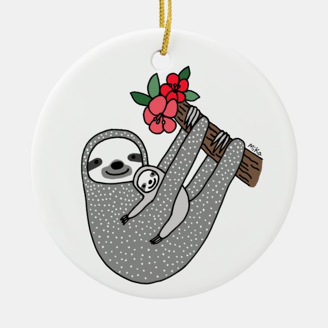 Baby för första beställnings- prydnad julprydnad julgransprydnad keramik (Framsidan)