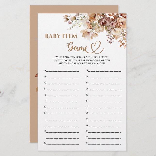 Baby för objektspel i baby i bloombabyskor (Fram/baksida)