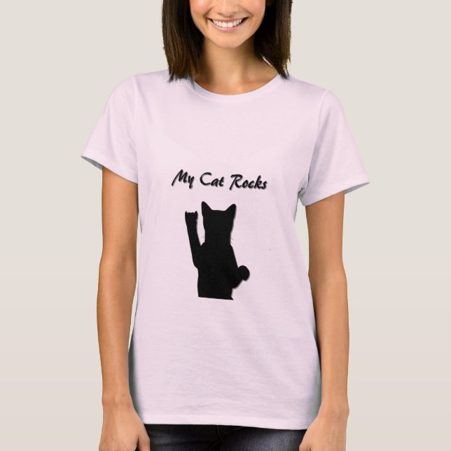 Baby för passande för Rockin kattdamer - docka Tee (Framsida)