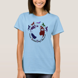 Baby - för ponnychatta för docka passande målad t shirt