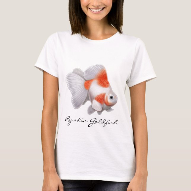 Baby för Ryukin guldfiskdamer - dockaskjorta Tee (Framsida)