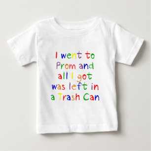 Baby för studentbalnattavfallscontainer t-shirt