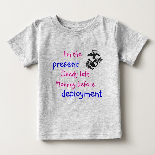 Baby före driftsättning t-shirt (Framsida)