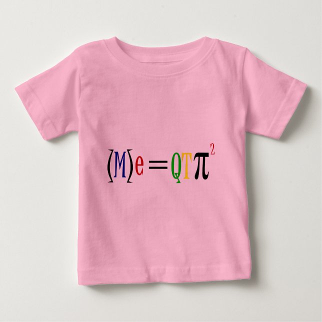Baby Formel QTPI i fyrkant! T Shirt (Framsida)