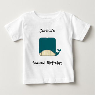 Baby förnamn och händelse med det gulliga val t-shirt