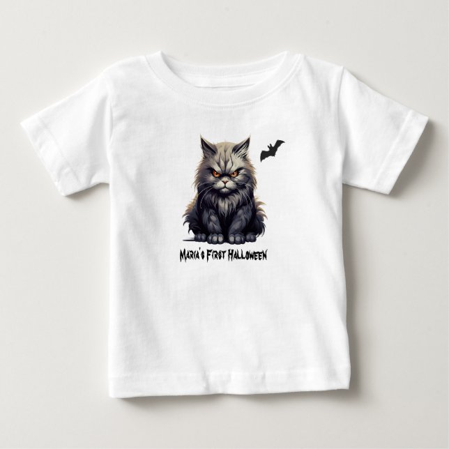 Baby först Halloween T Shirt (Framsida)