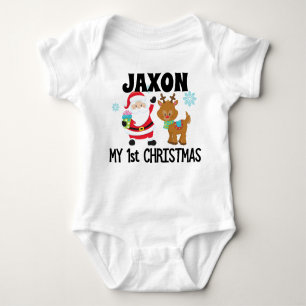Baby första 1st julSanta ren T Shirt