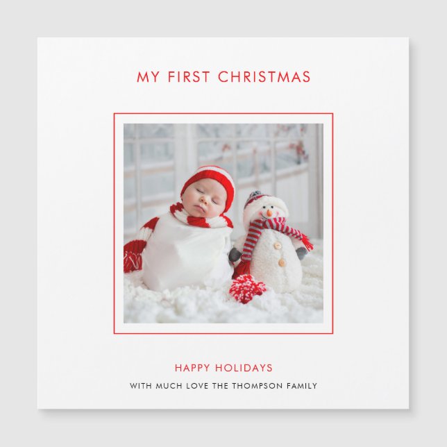 Baby första Anpassningsbar - minimalistisk Helgdag (Framsida)