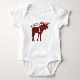 Baby första Bodysuit för älg för T Shirt
