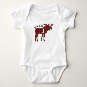Baby första Bodysuit för älg för T Shirt
