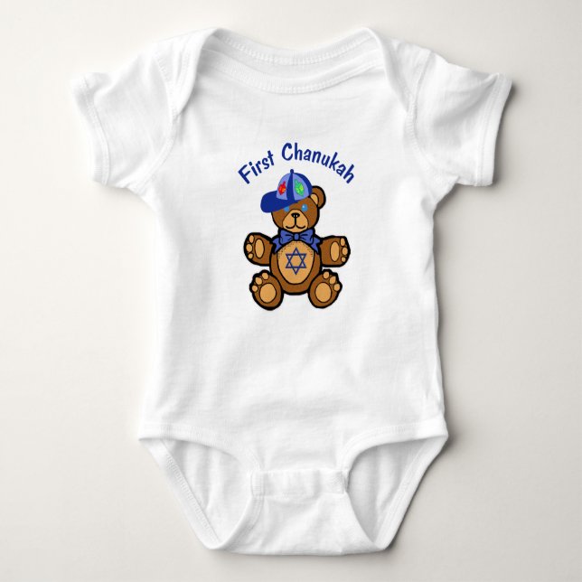 Baby första Chanukah Tee (Framsida)