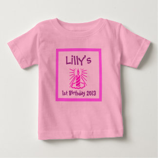 baby första födelsedag, baby 1st tee shirt