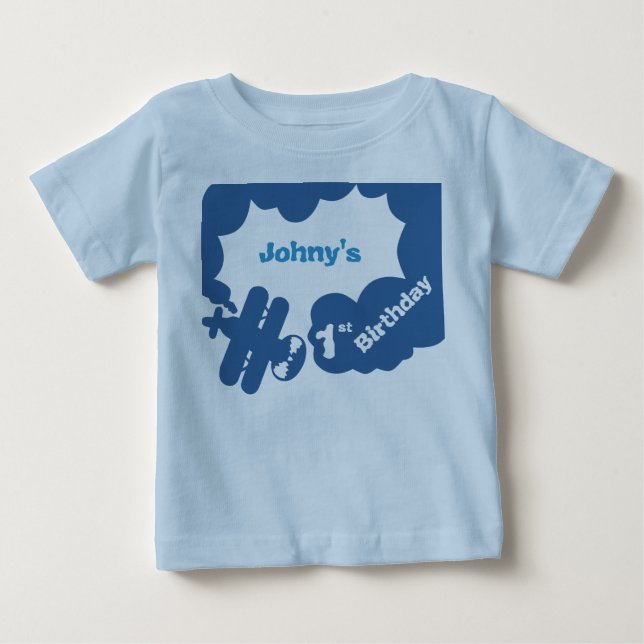 baby första födelsedag, baby 1st tee shirt (Framsida)