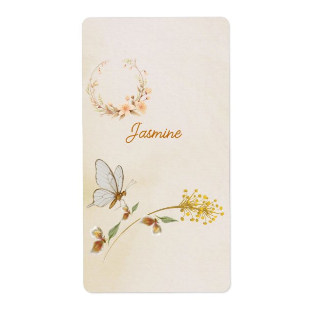 Baby första födelsedagsetikett fraktsedel (Framsidan)