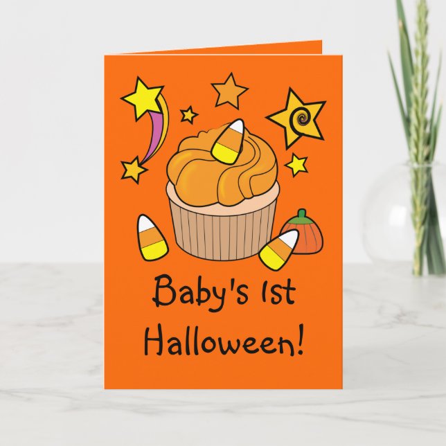Baby första Halloween Kort (Framsida)