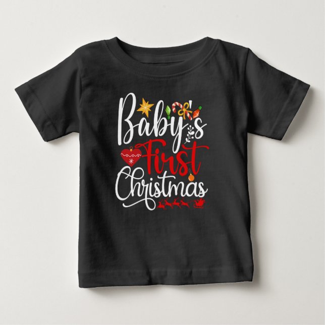 Baby Första jul-84604 T Shirt (Framsida)