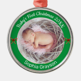 Baby Första jul-Anpassningsbarna Photo Ornament
