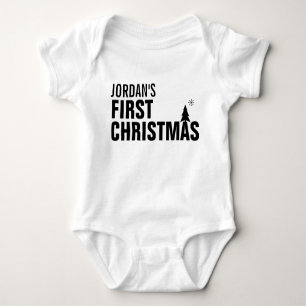 Baby Första jul Baby Jersey Bodydräkt Tröja