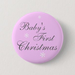 Baby första jul (flicka) - knäppas knapp