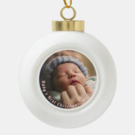 Baby Första jul-Helgdag Ornament Photo Gift