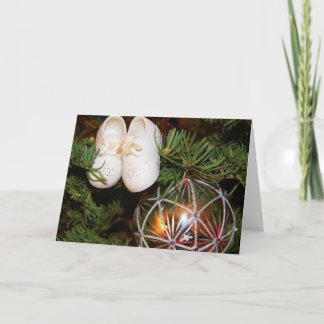 Baby första jul helgkort