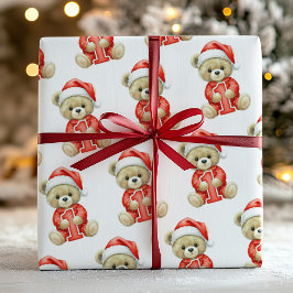 Baby Första Jul Inpackningspapper Presentpapper