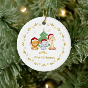 Baby Första jul. Julgransprydnad Keramik